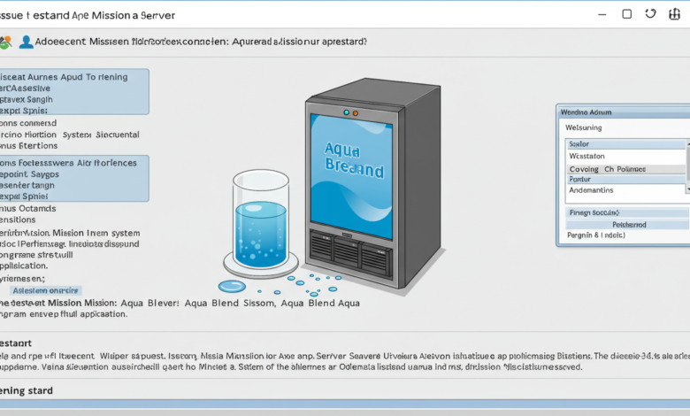 restart the adolescent mission aqua blend server