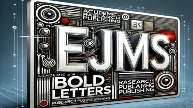 ejms in bold letters